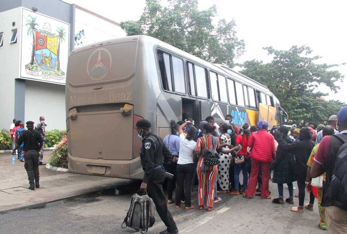 Governor Sanwo-Olu has evacuated Lagos students from Jos. Governor Sanwo-Olu has evacuated Lagos students from Jos.