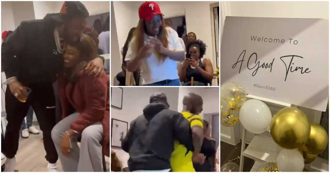 Davido makes surprise appearance at fans birthday Davido makes surprise appearance at fans birthday