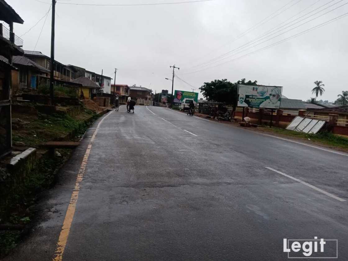 Iragbiji road/Gboyega Oyetola/Osun Governorship Election