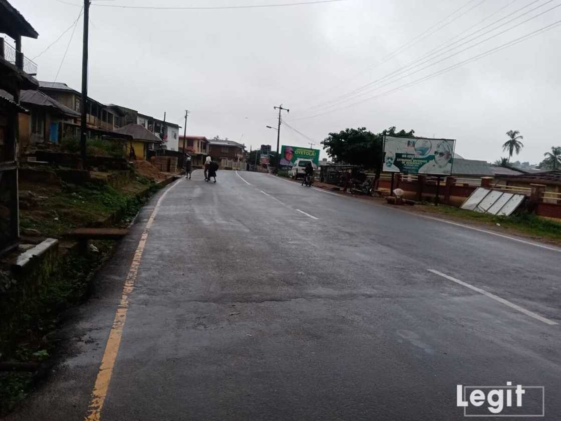 Iragbiji road/Gboyega Oyetola/Osun Governorship Election Iragbiji road/Gboyega Oyetola/Osun Governorship Election