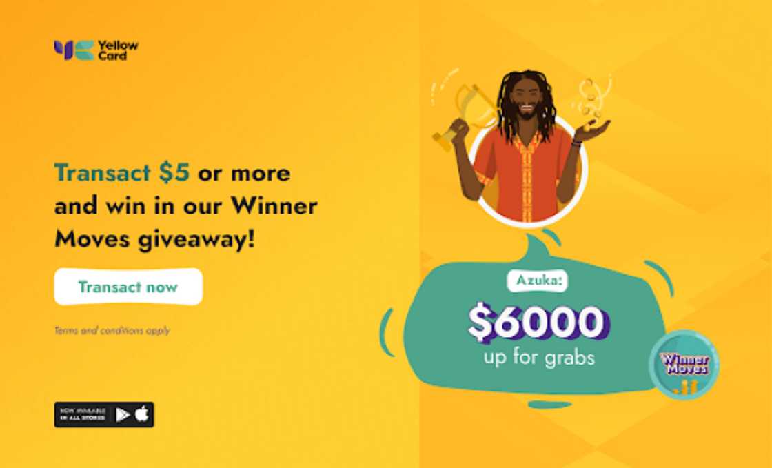 Win your Share of $6000 prize pool in the Yellow Card Winner Moves giveaway! Win your Share of $6000 prize pool in the Yellow Card Winner Moves giveaway!
