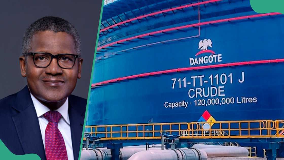 Dangote Refinery's decision to suspend sales of fuel in naira causes adjustments petrol costs in Nigeria. Dangote Refinery's decision to suspend sales of fuel in naira causes adjustments petrol costs in Nigeria.