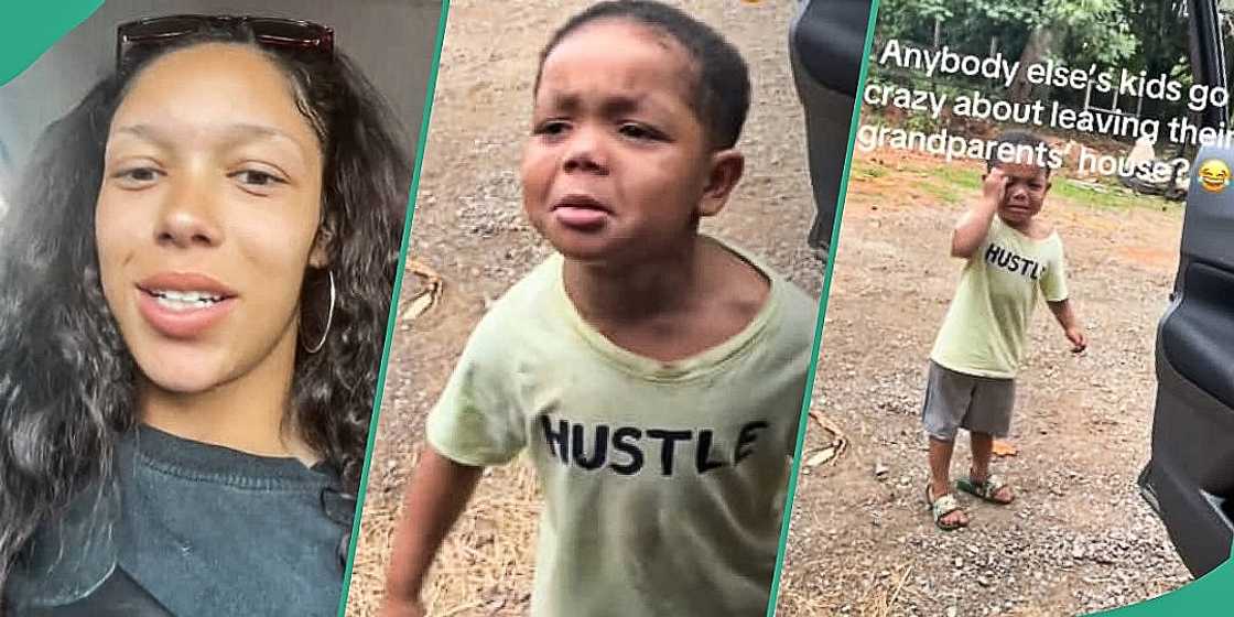 Little boy refuses to go home with mum Little boy refuses to go home with mum