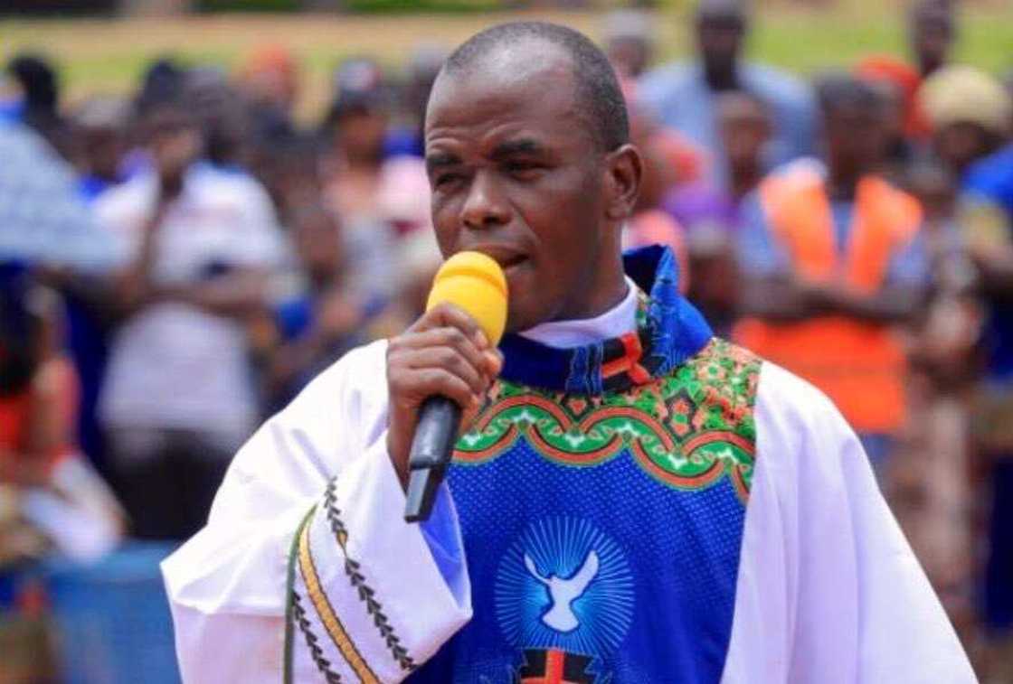 Hours After Resurfacing in Enugu, Father Mbaka Reveals Those Behind His "Disappearance"