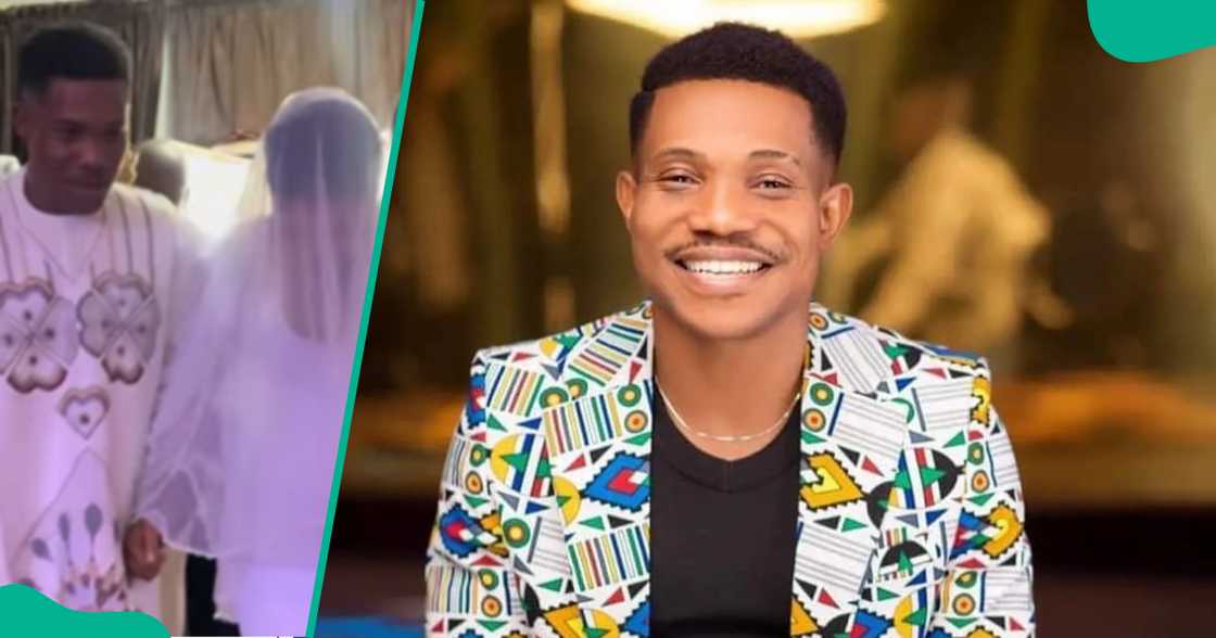 Jerry Eze slammed online for walking church member down the aisle. Jerry Eze slammed online for walking church member down the aisle.