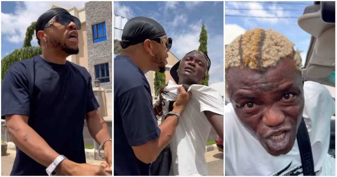 Photos of Portable and Charles Okocha