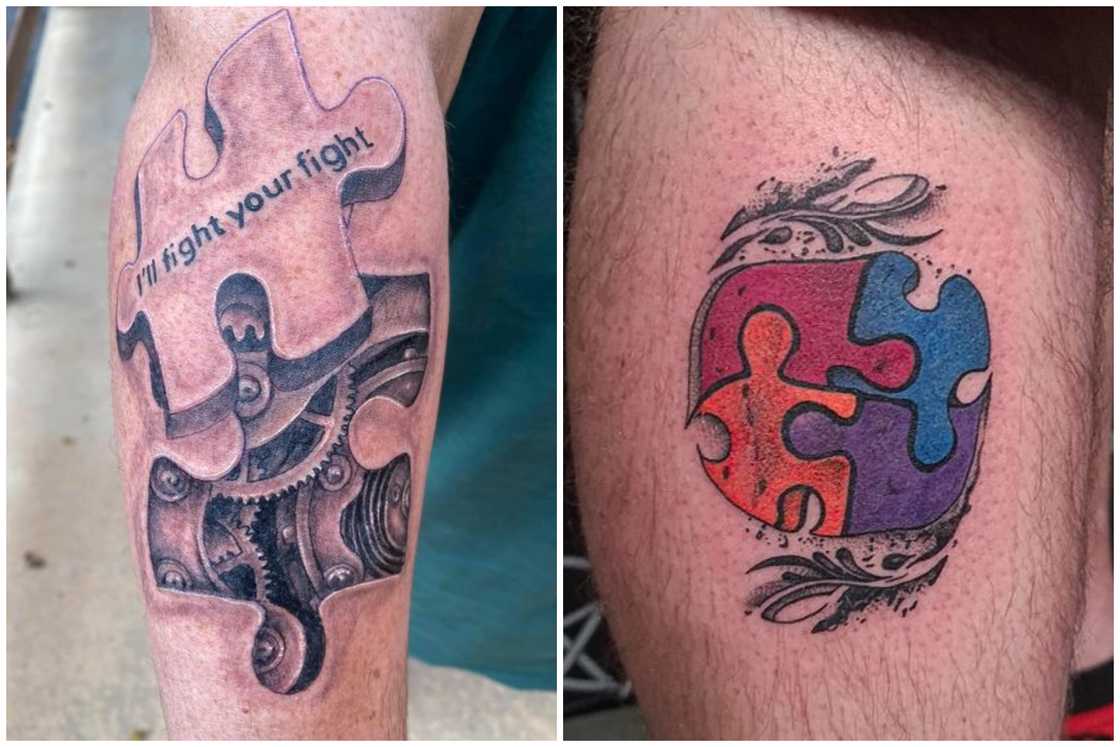 Puzzle piece tattoos Puzzle piece tattoos