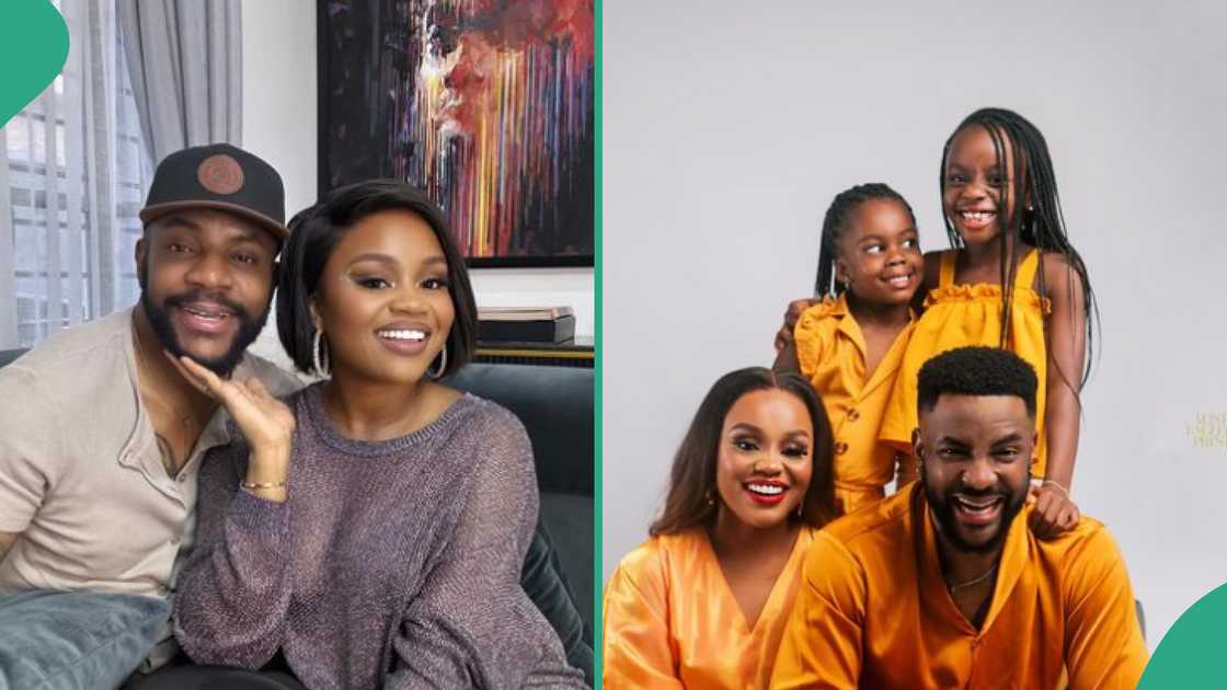 Ebuka Obi-Uchendu's wife Cynthia says she wishes to have a son. Ebuka Obi-Uchendu's wife Cynthia says she wishes to have a son.