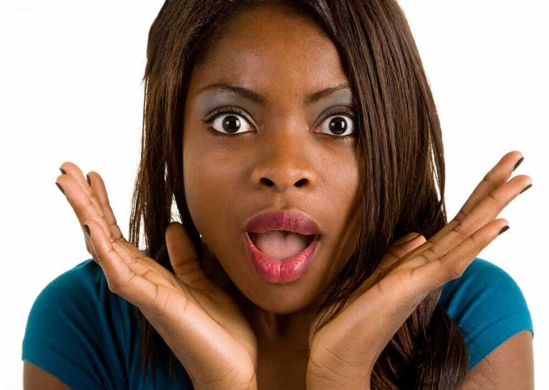 Surprised lady Surprised lady