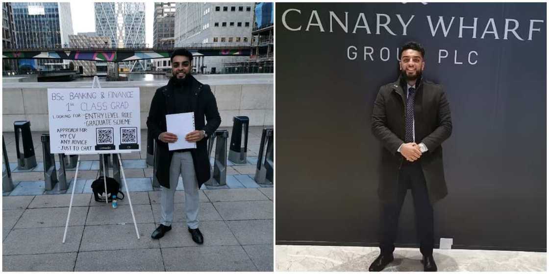 Joya s young first-class graduate who hit street to beg for job lands dream job within 3 hours Joya s young first-class graduate who hit street to beg for job lands dream job within 3 hours