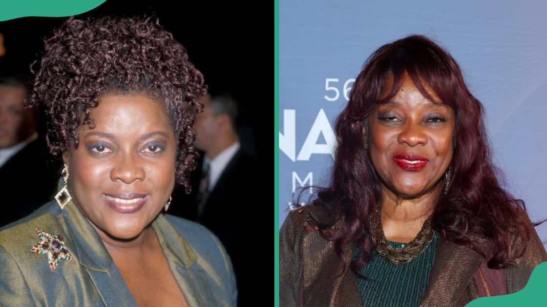 Loretta Devine pose at the screening of 'Urban Legend' (L). The actress pose the NAACP Image Awards Nominees Reception on February 20, 2025 (R) Loretta Devine pose at the screening of 'Urban Legend' (L). The actress pose the NAACP Image Awards Nominees Reception on February 20, 2025 (R)