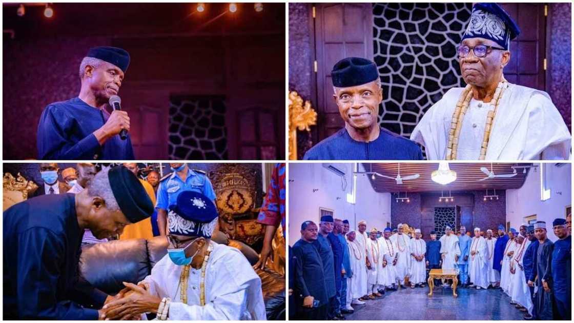 Vice President Yemi Osinbajo, UNILAG, Oba of Lagos, APC presidential primaries, 2023 election Vice President Yemi Osinbajo, UNILAG, Oba of Lagos, APC presidential primaries, 2023 election