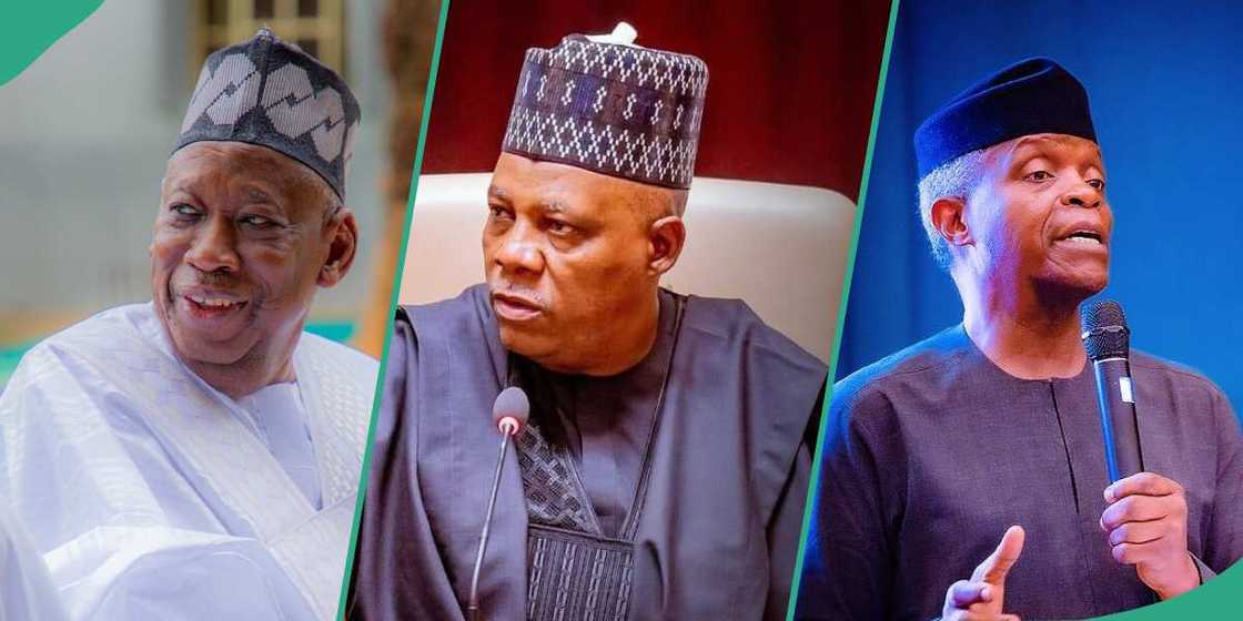 Ganduje, Shettima, Osinbajo