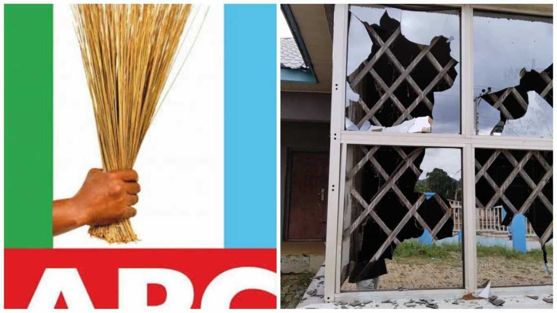 Yan daba sun lalata ofishin APC a Kogi Yan daba sun lalata ofishin APC a Kogi