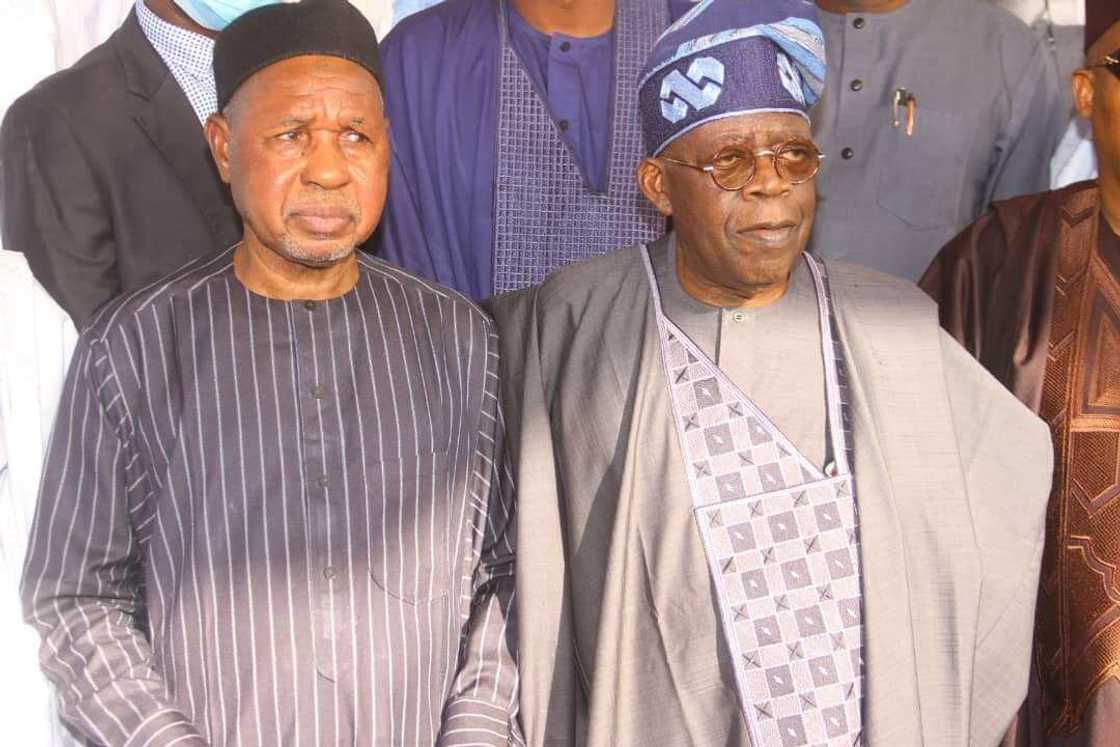 Gwamna Masari na jihar Katsina da Bola Tinubu Gwamna Masari na jihar Katsina da Bola Tinubu