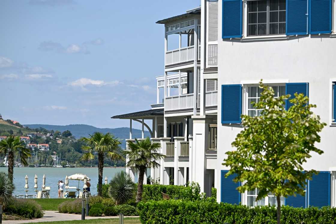 Lake Balaton's free-entry beaches are giving way to five-star hotels and residential blocks Lake Balaton's free-entry beaches are giving way to five-star hotels and residential blocks