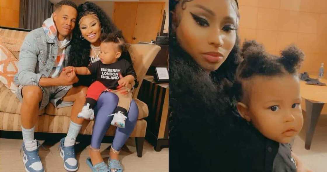 Nicki Minaj overjoyed after 11-year-old son speaks for the first son. Nicki Minaj overjoyed after 11-year-old son speaks for the first son.