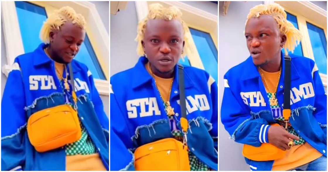 Singer Portable's new hairstyle. Singer Portable's new hairstyle.