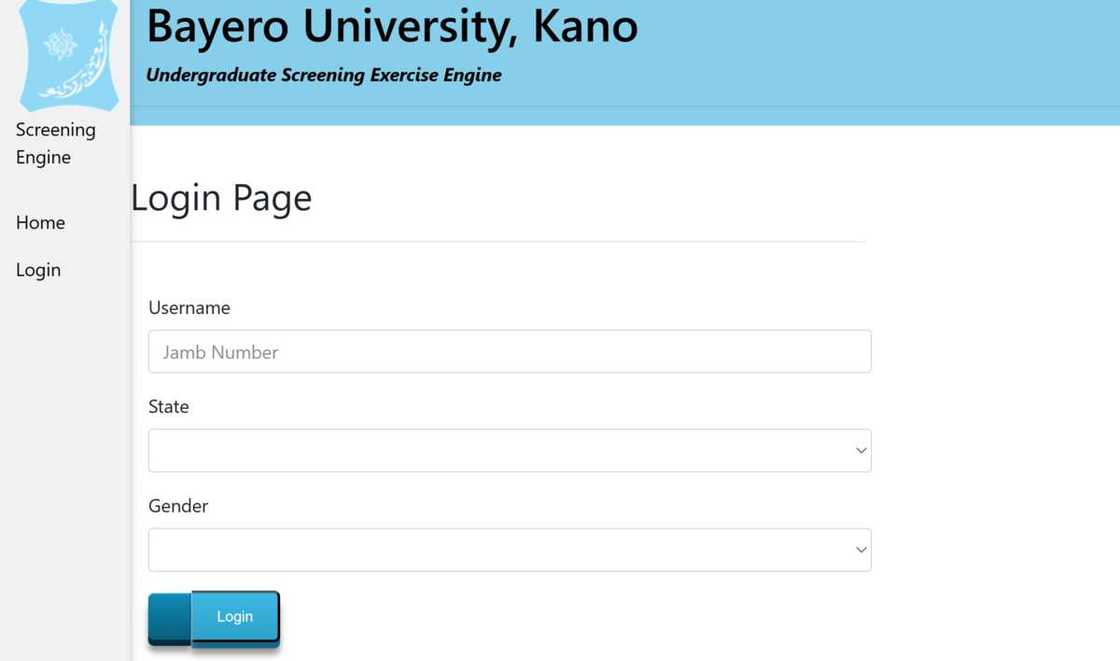 BUK Direct Entry screening portal BUK Direct Entry screening portal