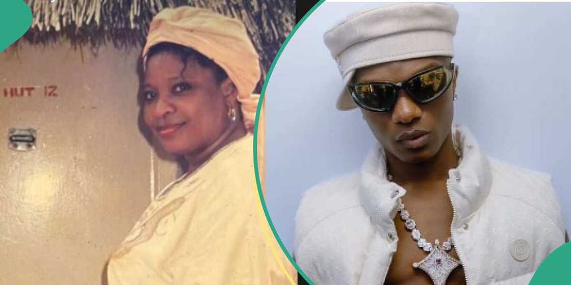 Wizkid's late mother, Wizkid