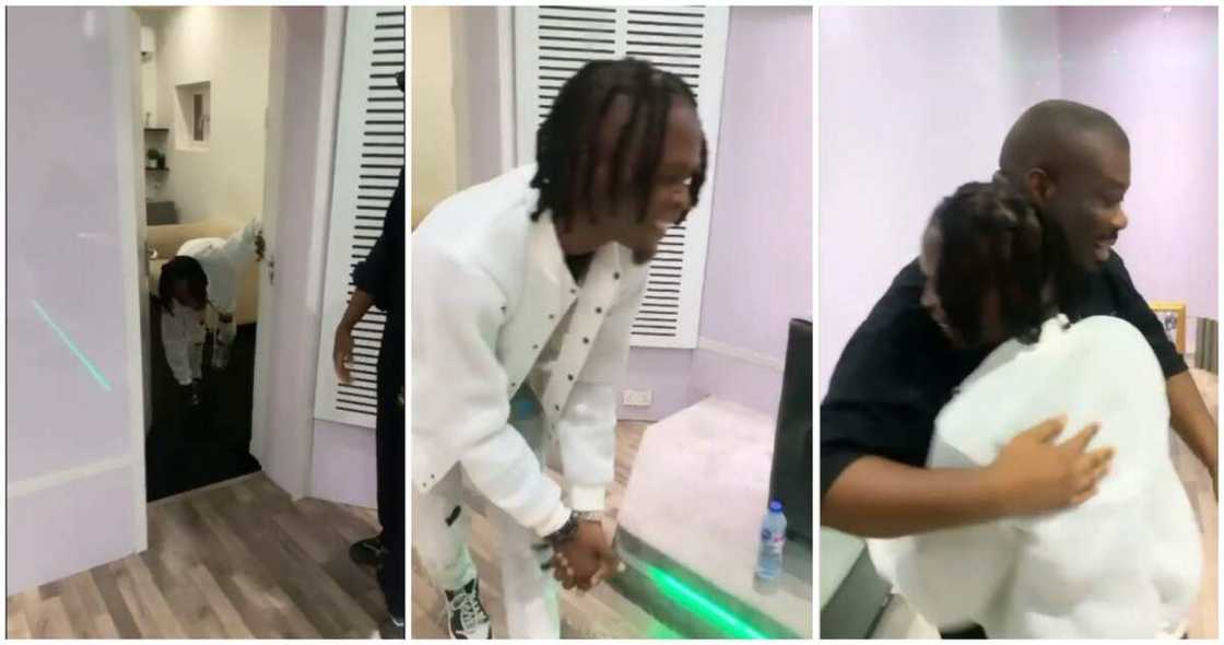 See Laycon's reaction when he finally meets Don Jazzy for the first time See Laycon's reaction when he finally meets Don Jazzy for the first time