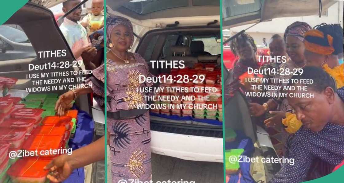 Woman uses her tithes to cook food, shares them to the poor Woman uses her tithes to cook food, shares them to the poor