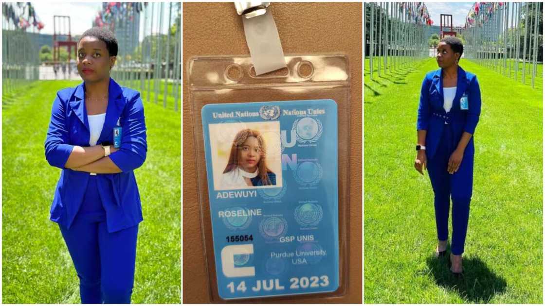 UN Graduate programme/Lady speaks French. UN Graduate programme/Lady speaks French.