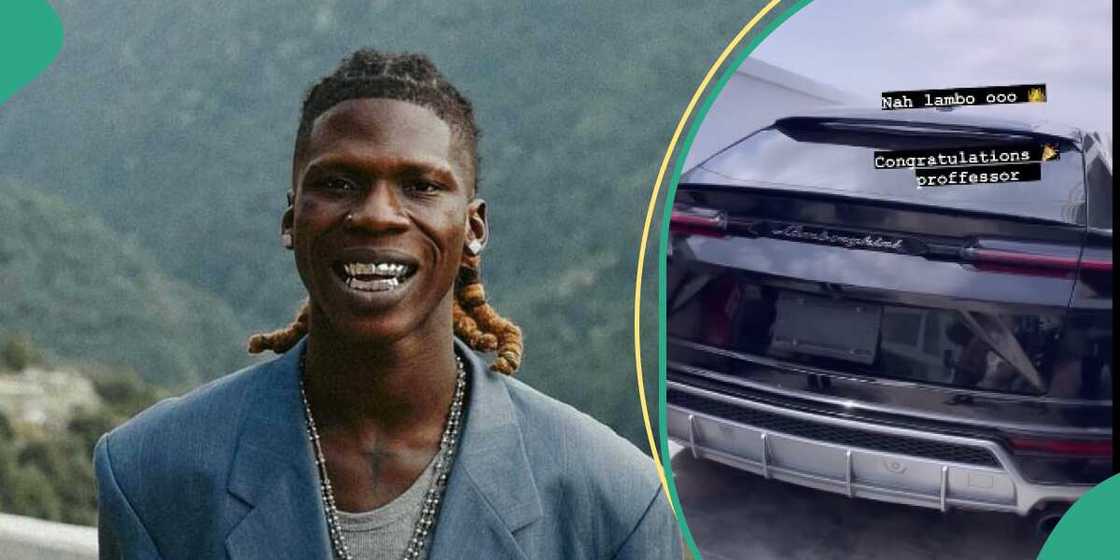 Seyi Vibez becomes a Lamborghini owner Seyi Vibez becomes a Lamborghini owner