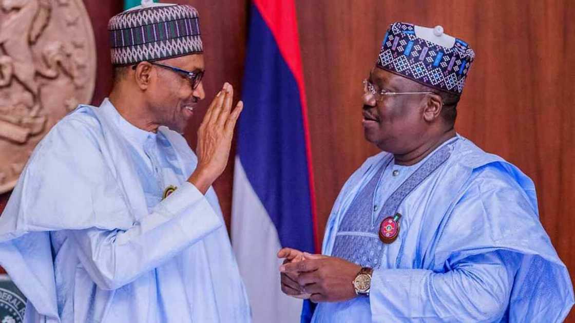 Buhari da Ahmad Lawan Buhari da Ahmad Lawan