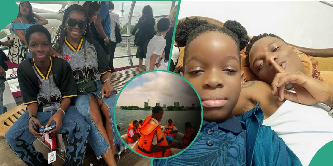 Wizkid's son, Bolu, shares video from his birthday celebration. Wizkid's son, Bolu, shares video from his birthday celebration.