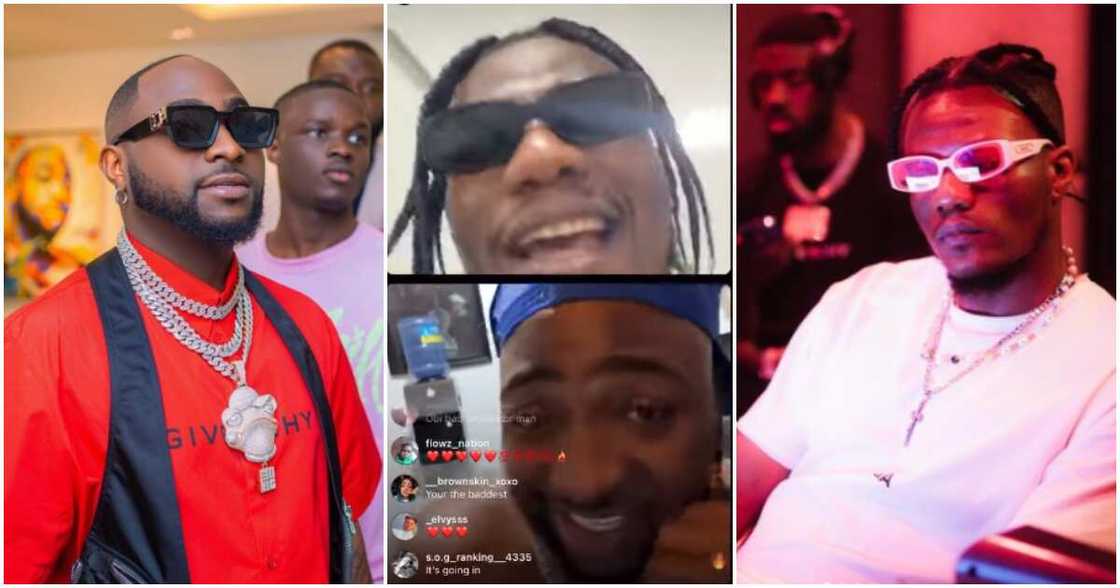 Pheelz says Davido's heart is rare. Pheelz says Davido's heart is rare.