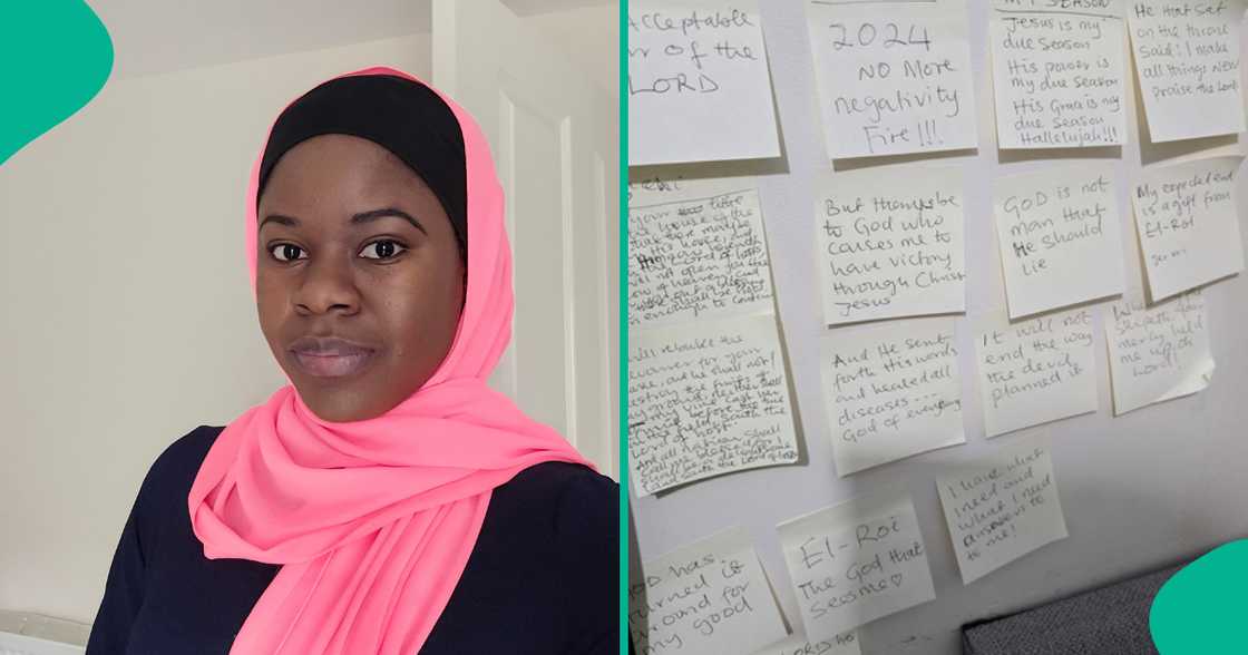 Lecturer heartbroken, displays prayer points she found on late sister's wall