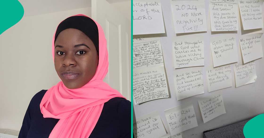 Lecturer heartbroken, displays prayer points she found on late sister's wall Lecturer heartbroken, displays prayer points she found on late sister's wall