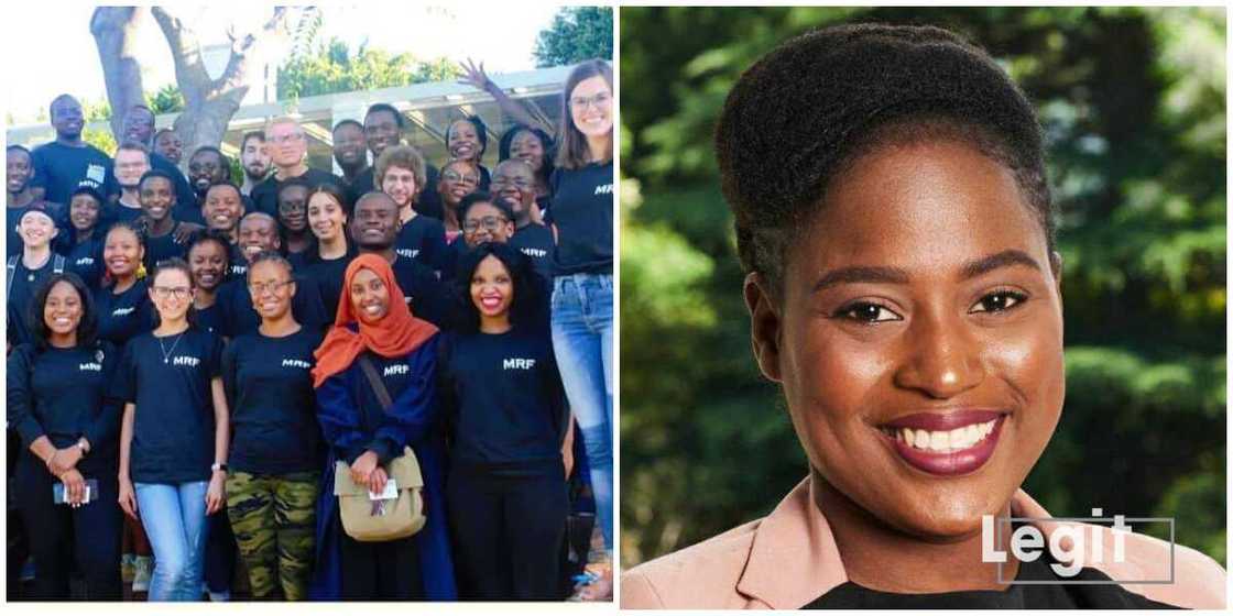Joy as young Nigerian lady gets Mandela Foundation scholarship in style Joy as young Nigerian lady gets Mandela Foundation scholarship in style