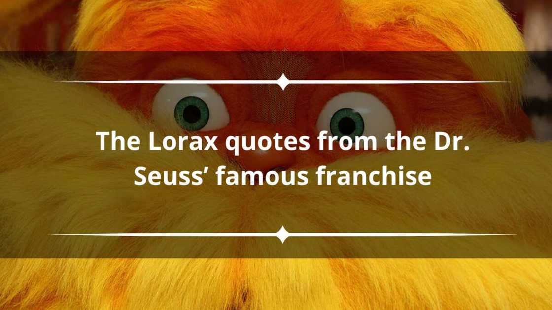 The Lorax quotes