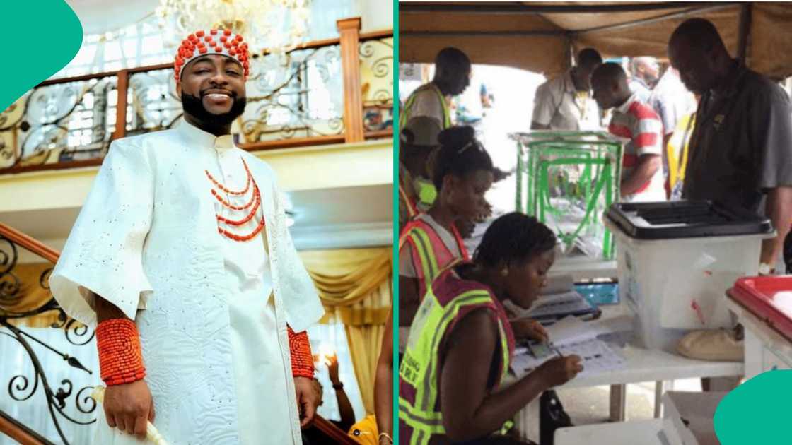 Davido questions INEC over Edo election Davido questions INEC over Edo election