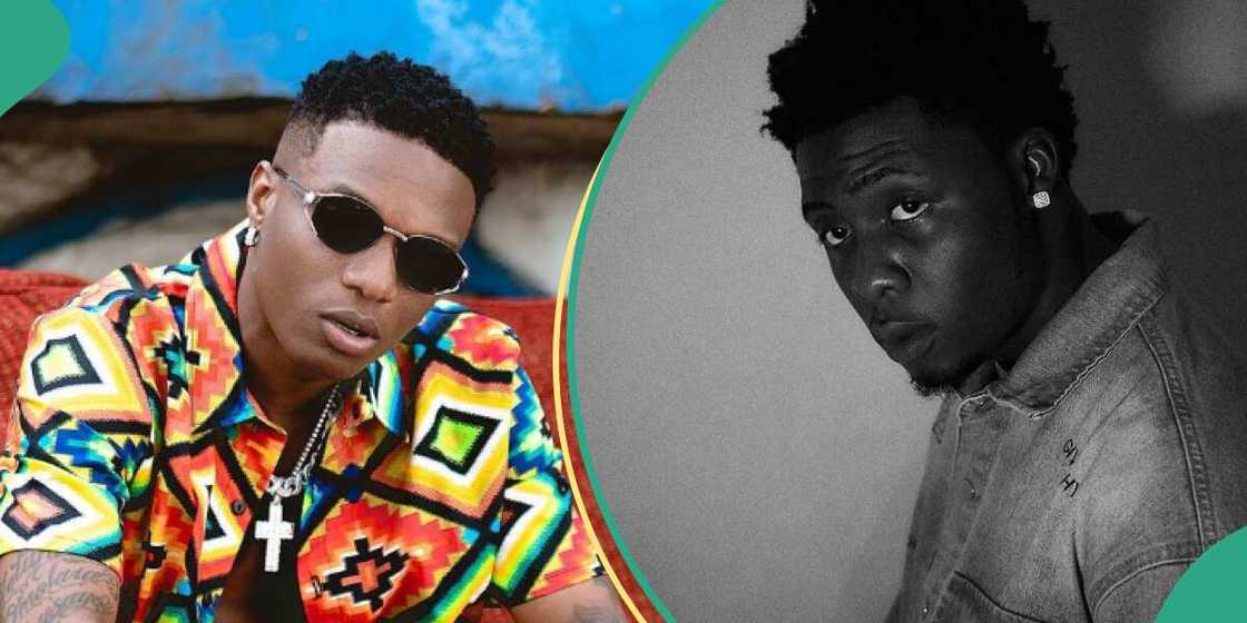 Wizkid dances to Money Gee's song at club. Wizkid dances to Money Gee's song at club.