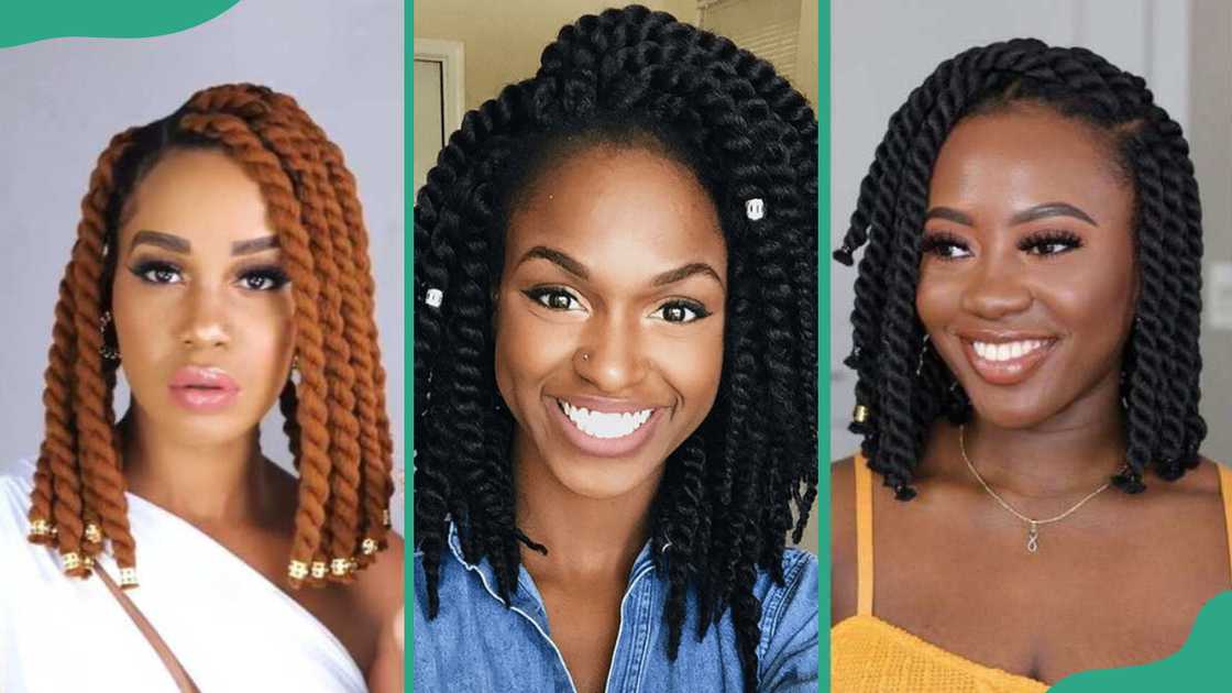 The chunky afro twists