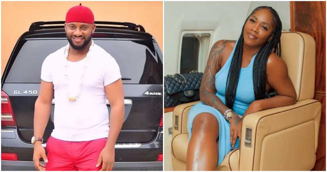 Actor Yul Edochie and singer Tiwa Savage Actor Yul Edochie and singer Tiwa Savage