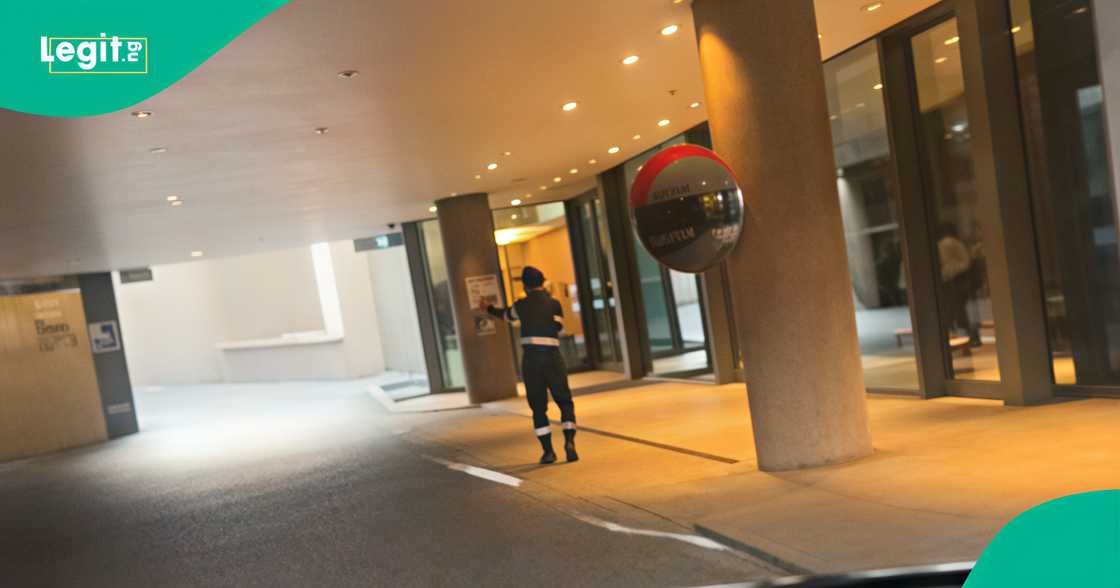 Lady finds boyfriend she thought was abroad working as security guard in Nigeria.