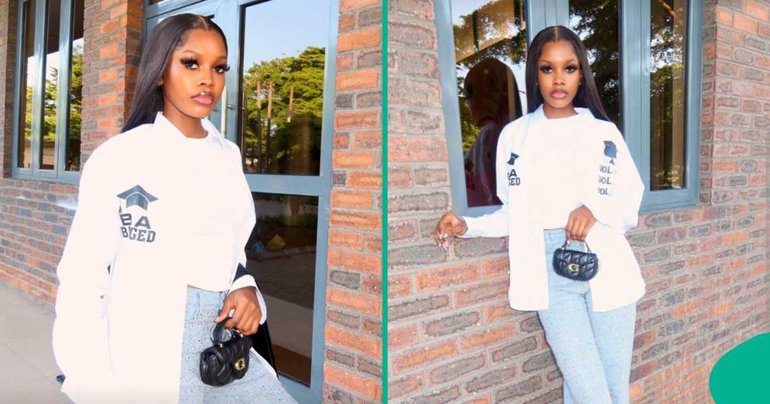 Female graduate says people refused to sign her shirt on graduation day. Female graduate says people refused to sign her shirt on graduation day.