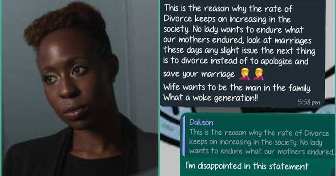 Lady leaks chat with man who supported domestic violence Lady leaks chat with man who supported domestic violence