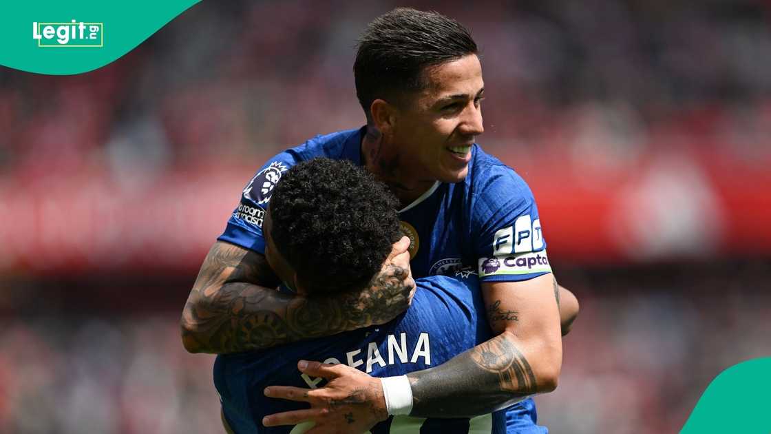 Enzo Fernandez, Premier League, Liverpool, Chelsea, Anfield, England. Enzo Fernandez, Premier League, Liverpool, Chelsea, Anfield, England.