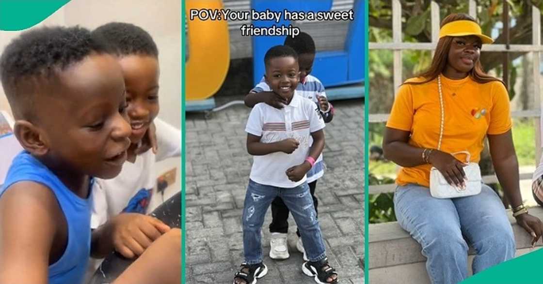 Little boys melt hears as they showcase 'sweet friendship' in video Little boys melt hears as they showcase 'sweet friendship' in video