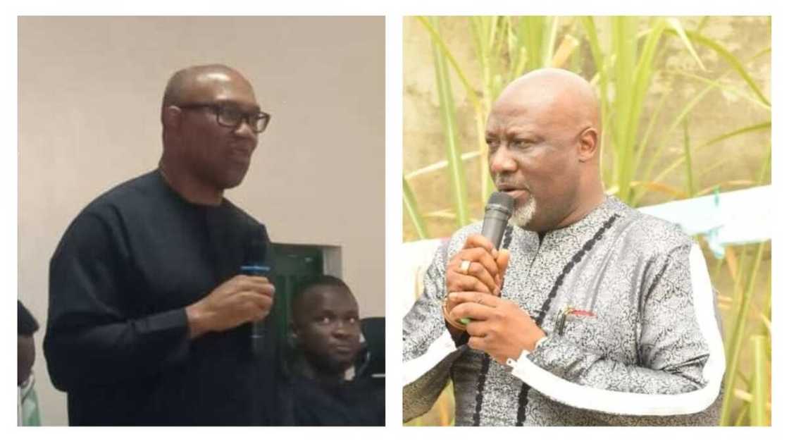 Dino Melaye/Peter Obi/PDP/Labour Party/2023 elections/politics Dino Melaye/Peter Obi/PDP/Labour Party/2023 elections/politics