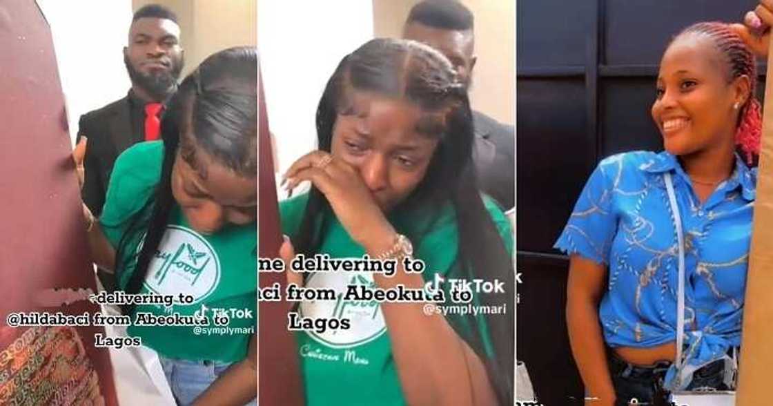 Hilda Baci cries uncontrollably as lady gifts her photo frame Hilda Baci cries uncontrollably as lady gifts her photo frame