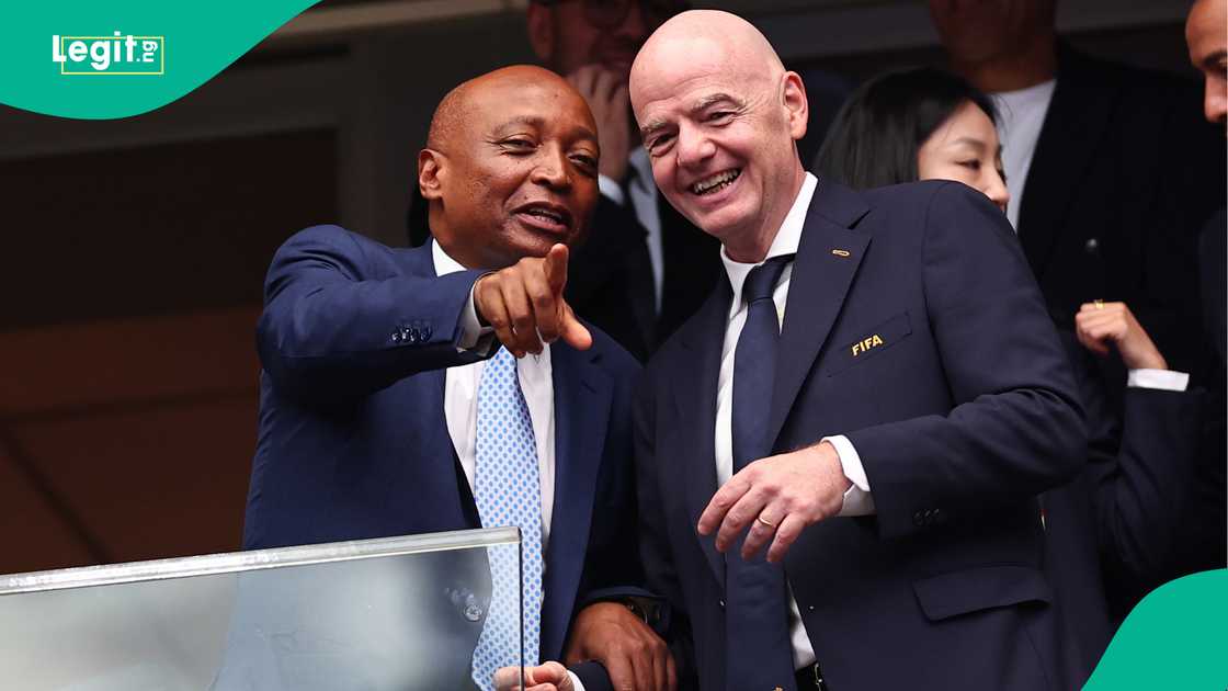 Patrice Motsepe, Gianni Infantino, CAF, FIFA, 2026 World Cup. Patrice Motsepe, Gianni Infantino, CAF, FIFA, 2026 World Cup.