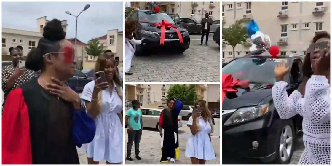 Denrele Edun is now the latest owner of a Lexus SUV car Denrele Edun is now the latest owner of a Lexus SUV car