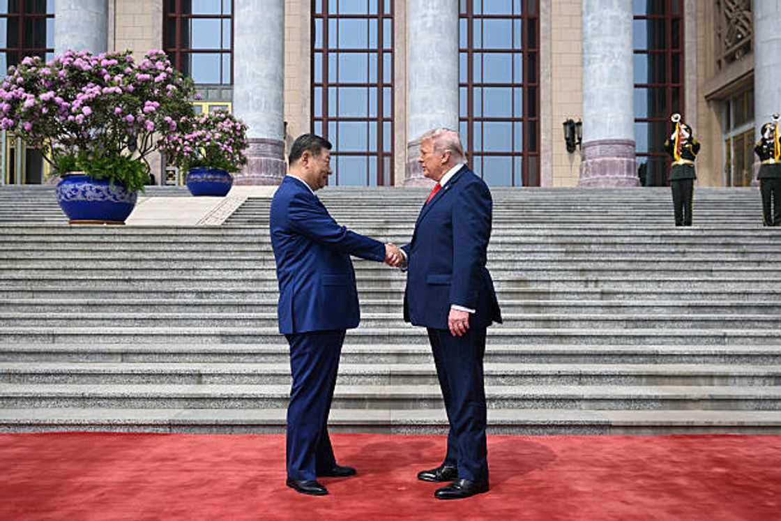 Xi Jinping da Donald Trump