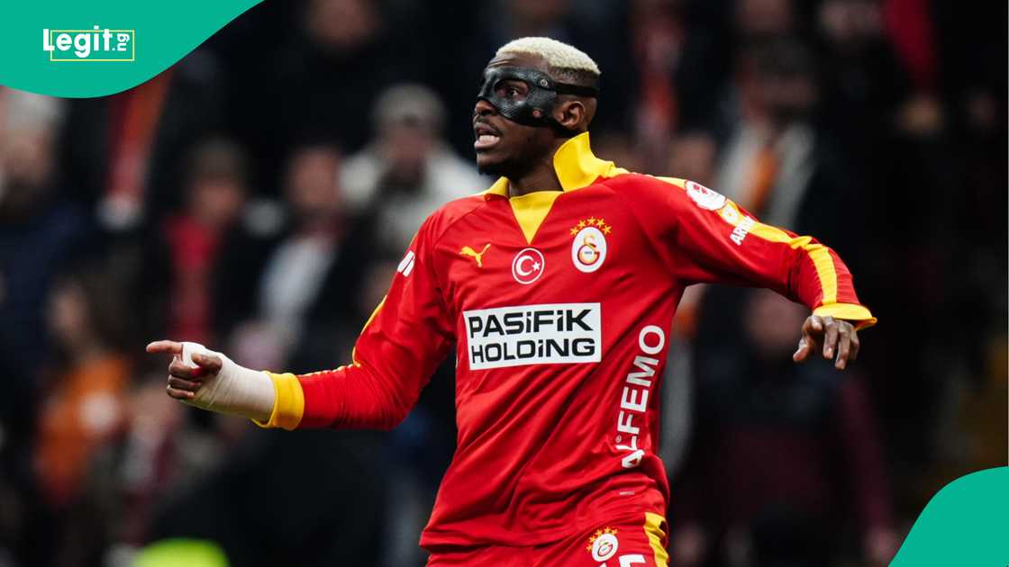 Victor Osimhen, Galatasaray, Genclerbirligi, Rams Park, Istanbul. Victor Osimhen, Galatasaray, Genclerbirligi, Rams Park, Istanbul.